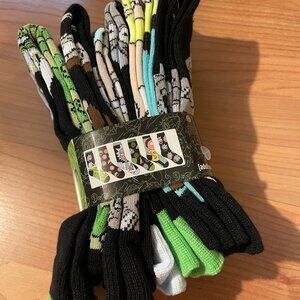 Rick and Morty Adult Swim - 6 Pair CREW Socks by HYP. NWT Size 6-12